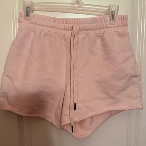 Olivaceous Blush Pink Athletic Shorts